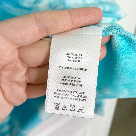 Kit from the Kloth Womens Pullover Cotton Sweatshirt in Blue Tie Dye‎ Size Small - Picture 4 of 8